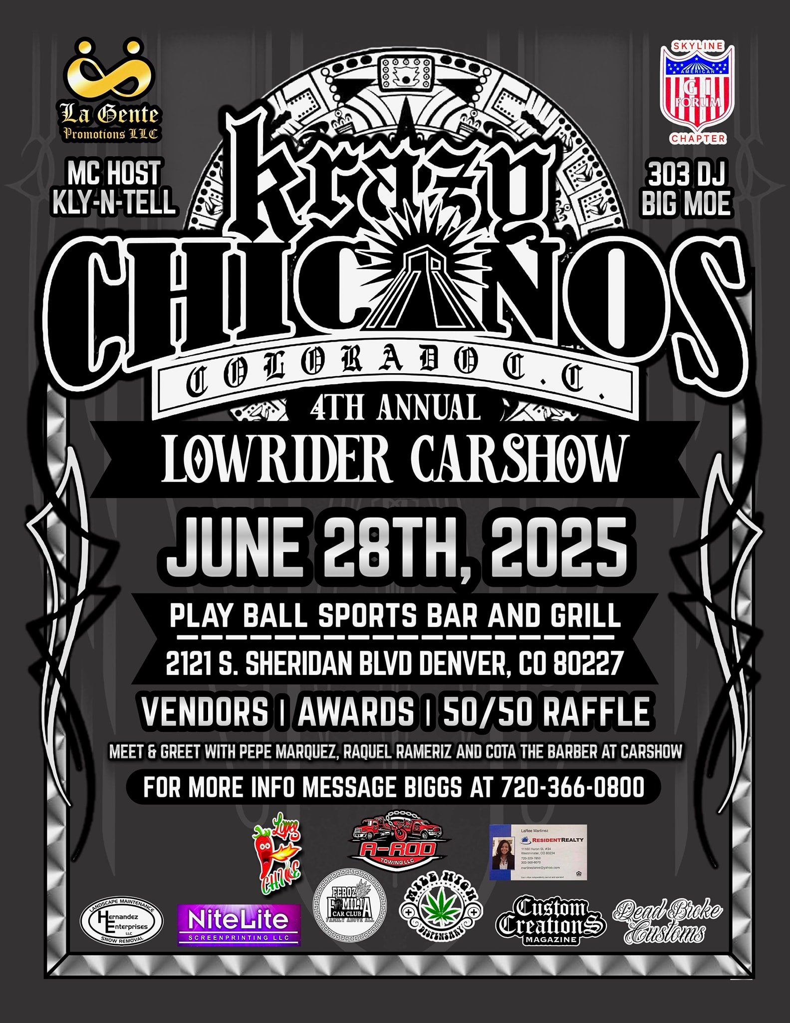 Krazy Chicanos C.C Car Show and After Party & Concert