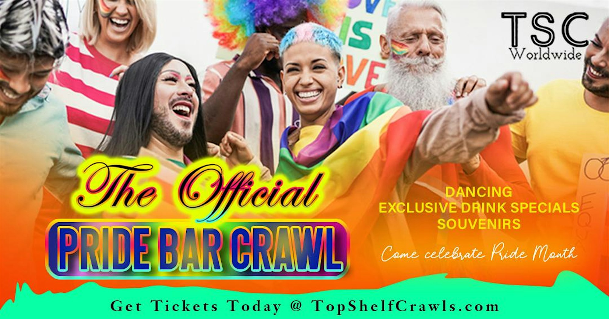 The Official Pride Bar Crawl – Greenville