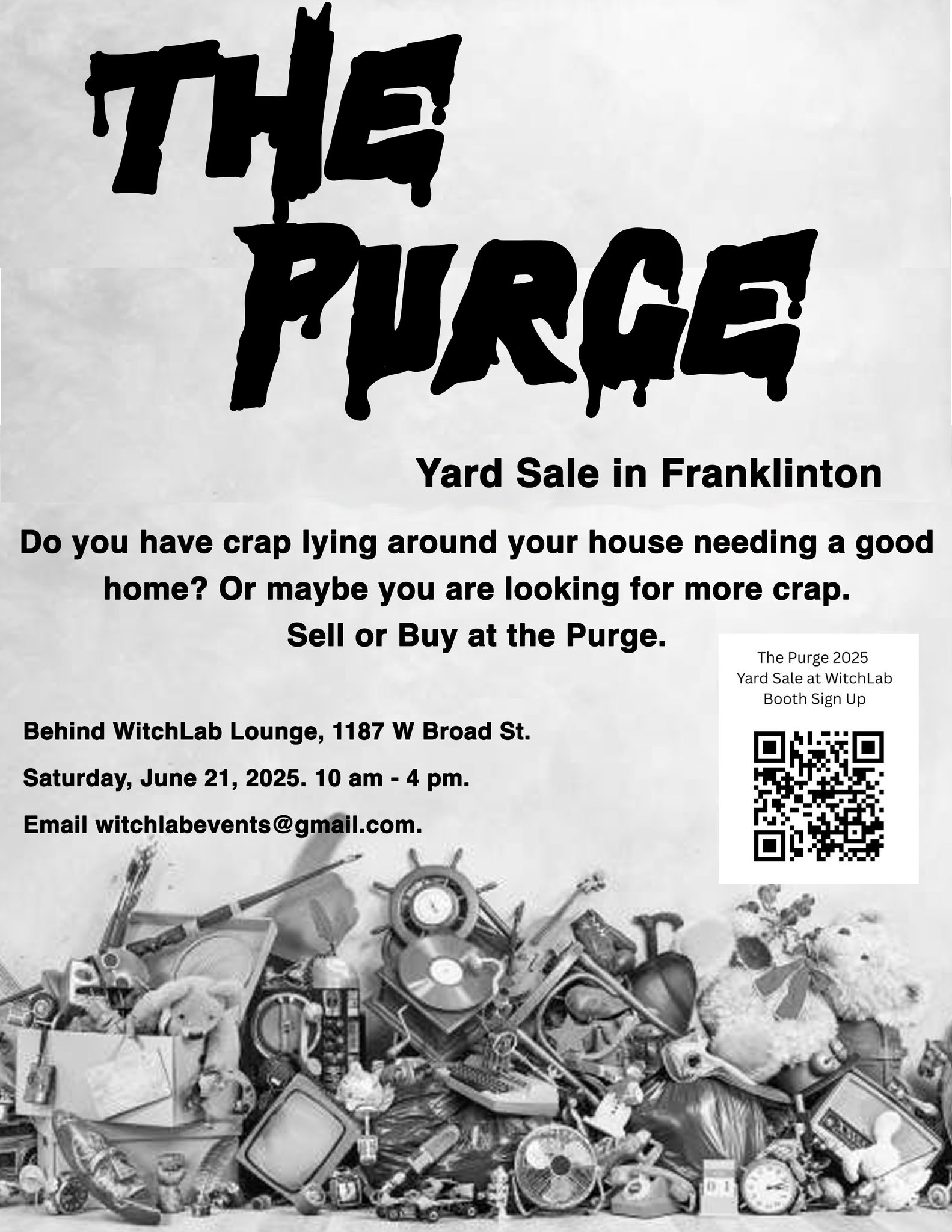 The Purge – Yard Sale in Franklinton