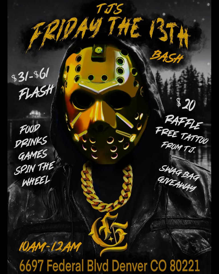 T.Js Friday the 13th Birthday bash flash event