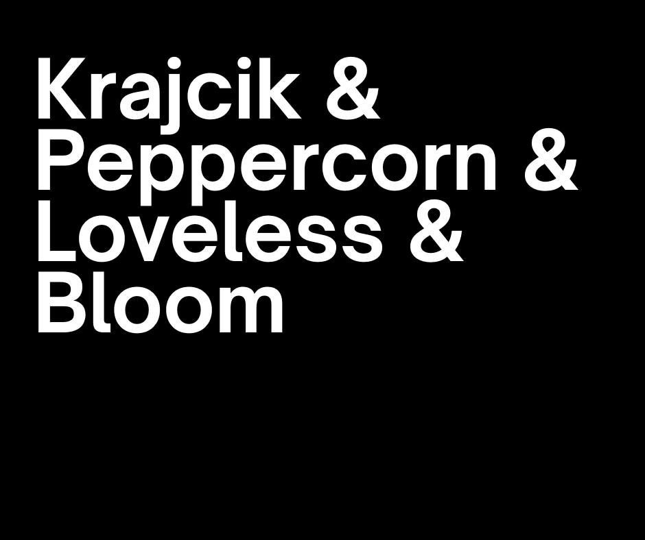 Krajcik & Peppercorn & Loveless & Bloom