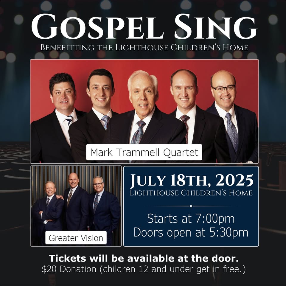 Gospel Sing! Benefitting the Lighthouse Children’s Home