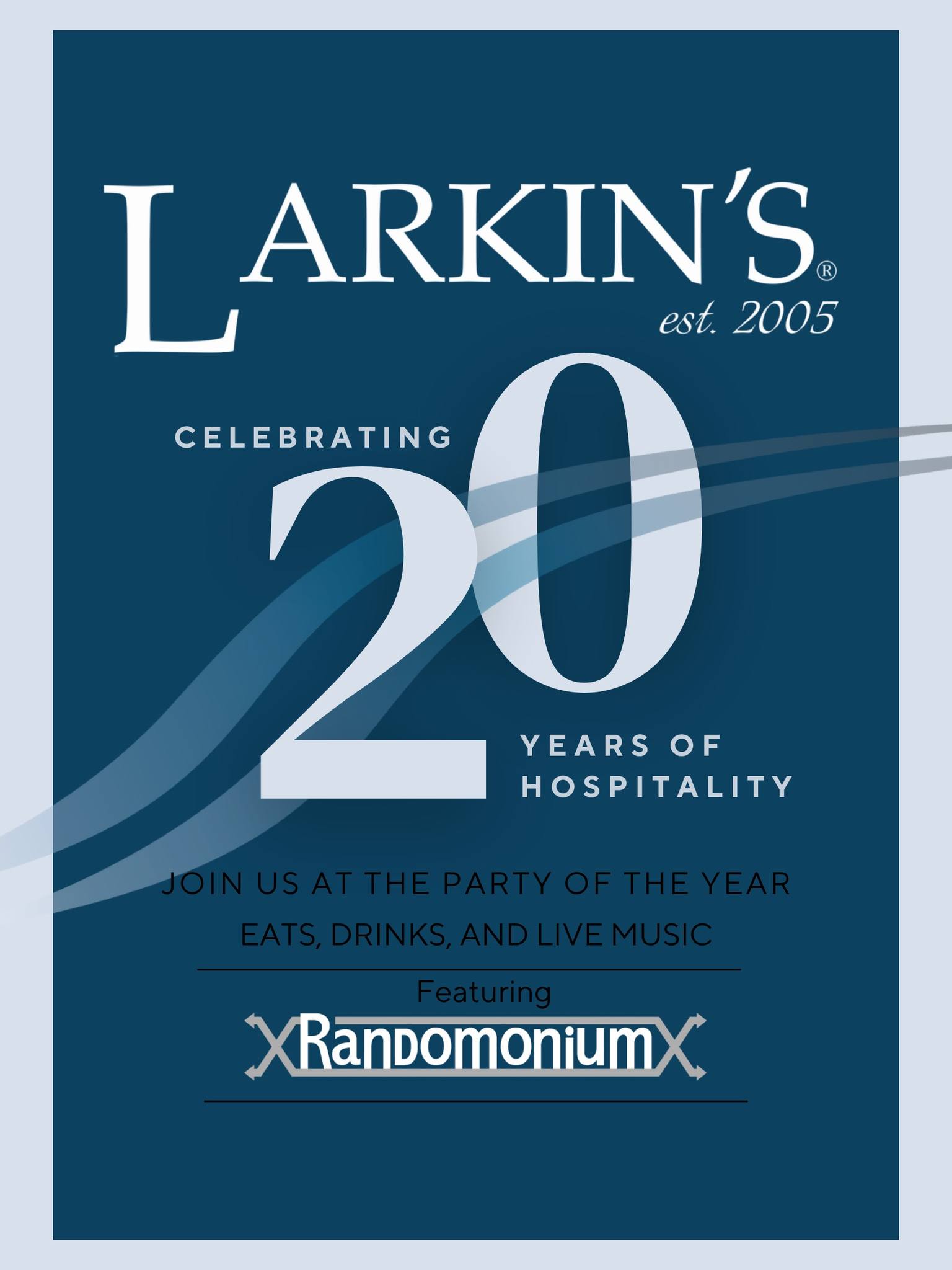 Larkins 20 year “white hot” anniversary
