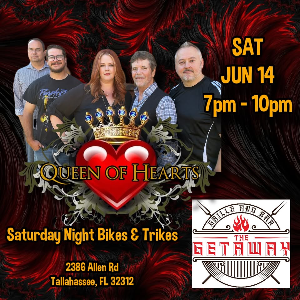 TGG Presents: Saturday Night Bikes & Trikes with Queen of Hearts