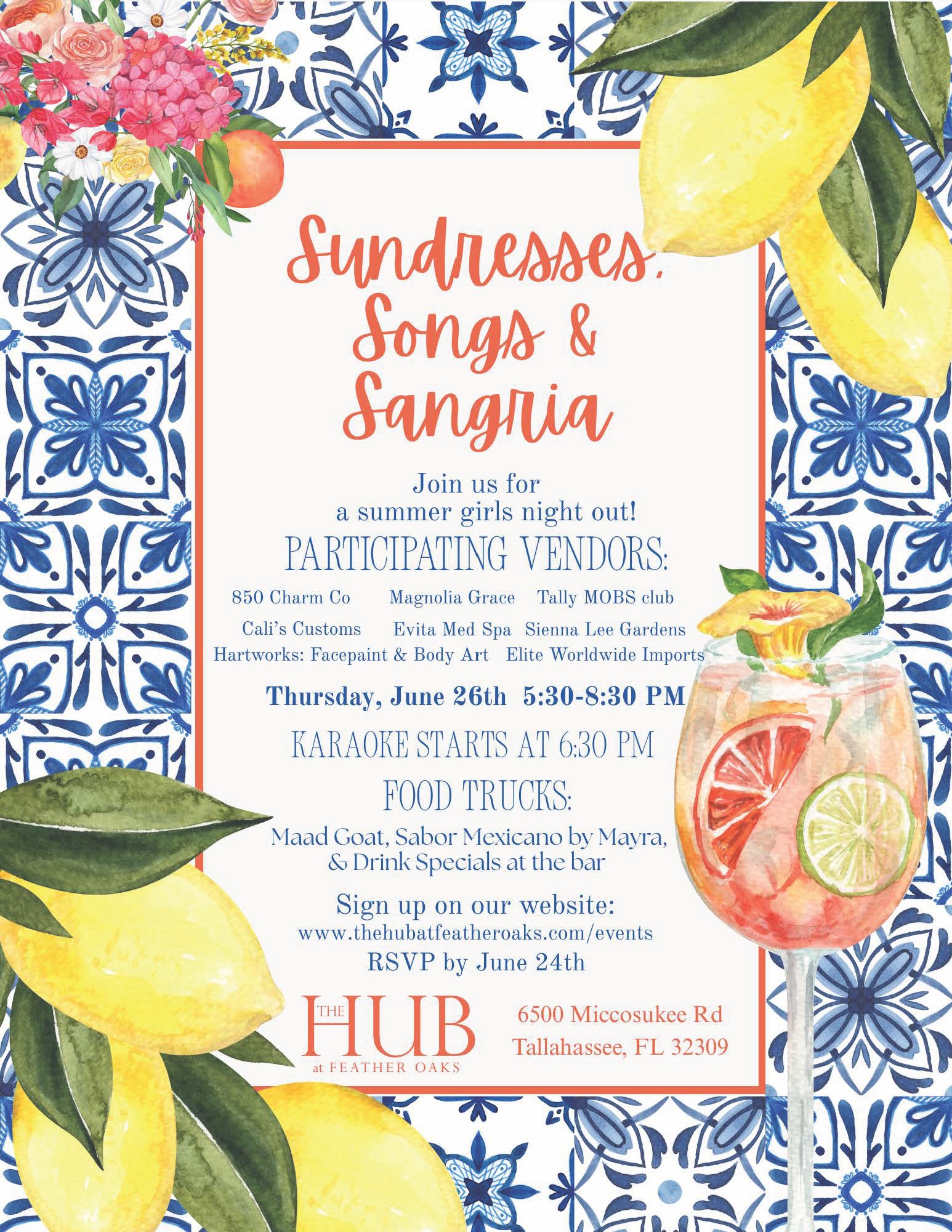 Sundresses, Songs & Sangria