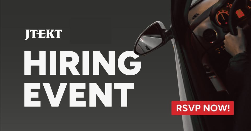 JTEKT Piedmont Virtual Direct Hiring Event – Skilled Positions