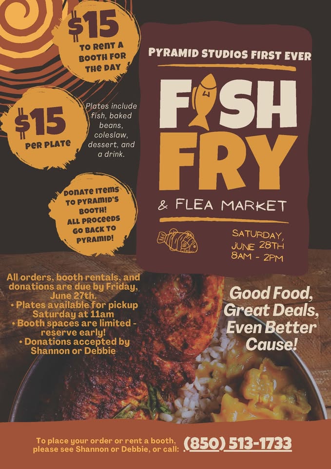 PYRAMID STUDIOS FISH FRY & FLEA MARKET FUNDRAISER