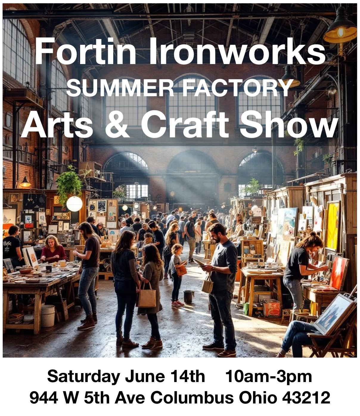 Fortin Ironworks Arts & Craft Show Summer Edition!